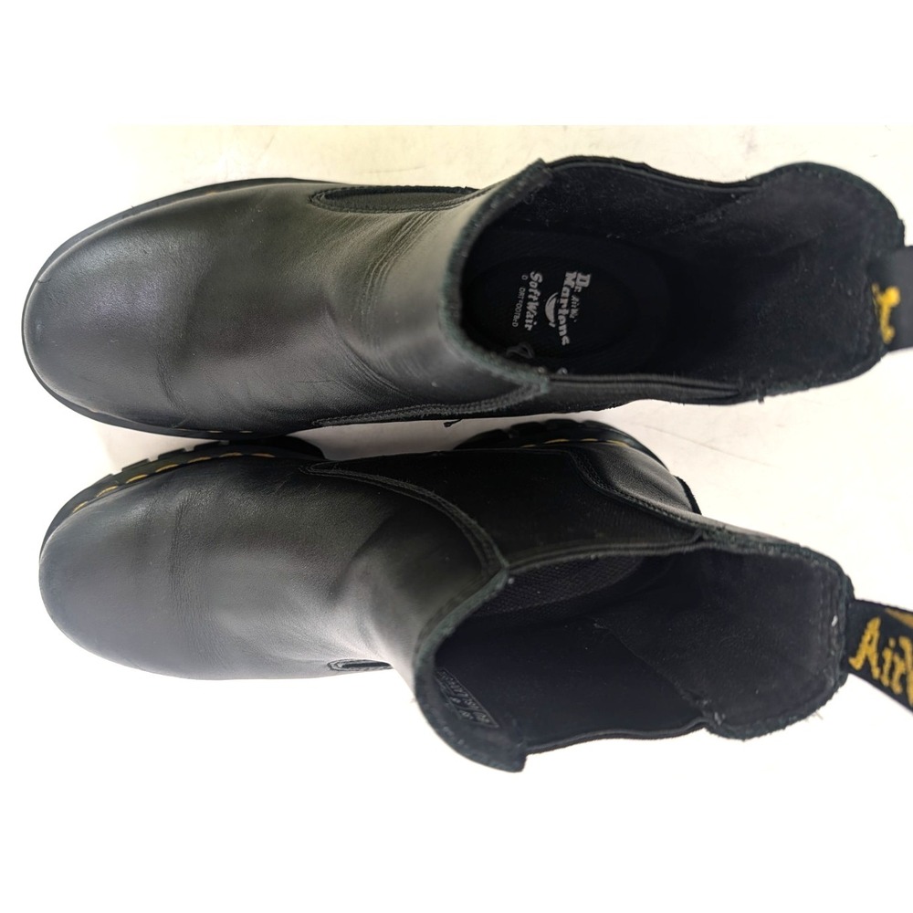 Dr. Martens Women's Audrick Leather Platform Chelsea boots: size 8 - Black - Picture 7 of 12